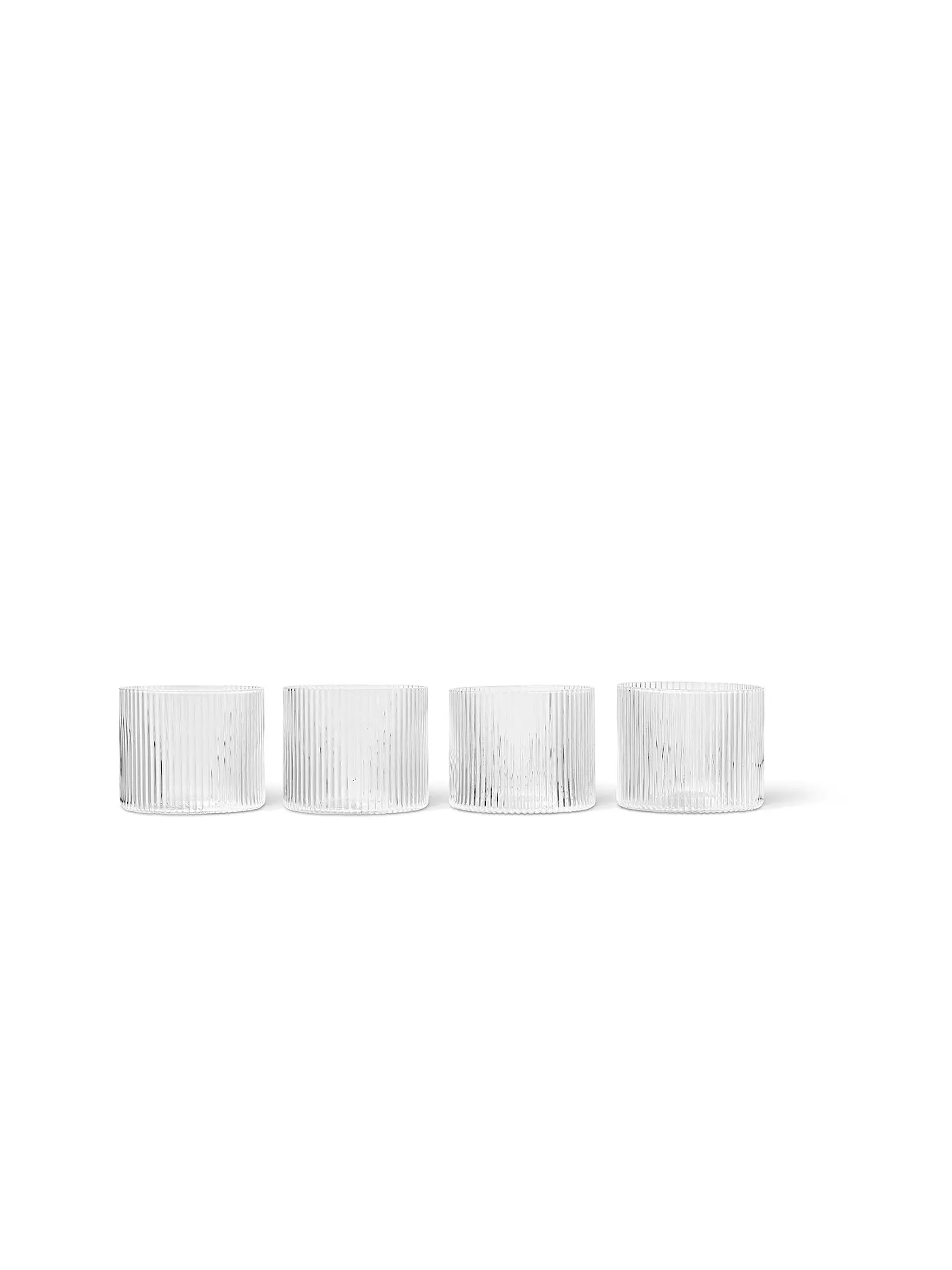 FERM LIVING | Glas 4er Set RIPPLE | 